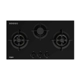 Whirlpool GWG7830LS (LPG) 3-Burner Tempered Glass Gas Hob